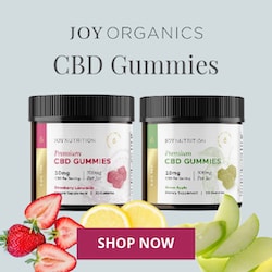 Joy Organics CBD Gummies shop now banner