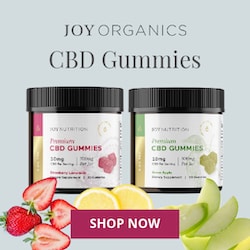 Joy Organics CBD Gummies shop now banner